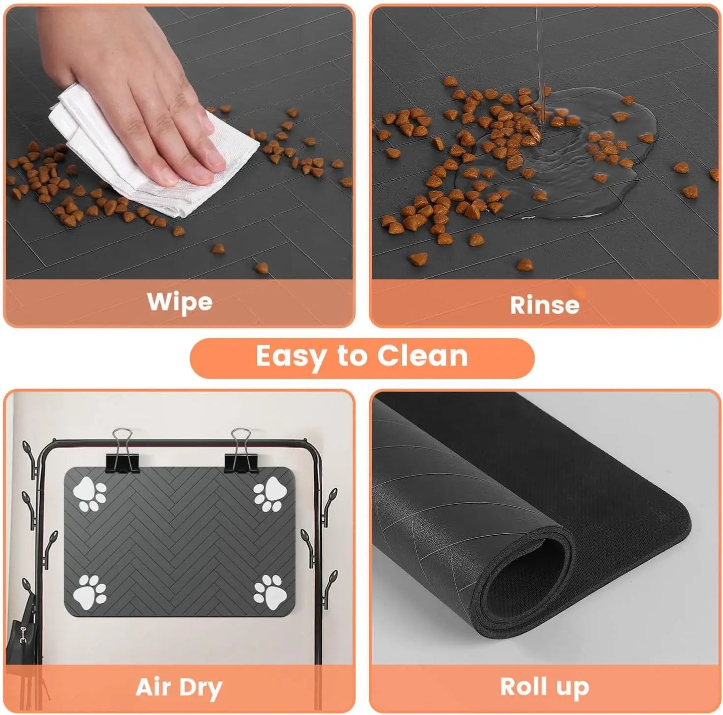 Pet Feeding Mat-Absorbent