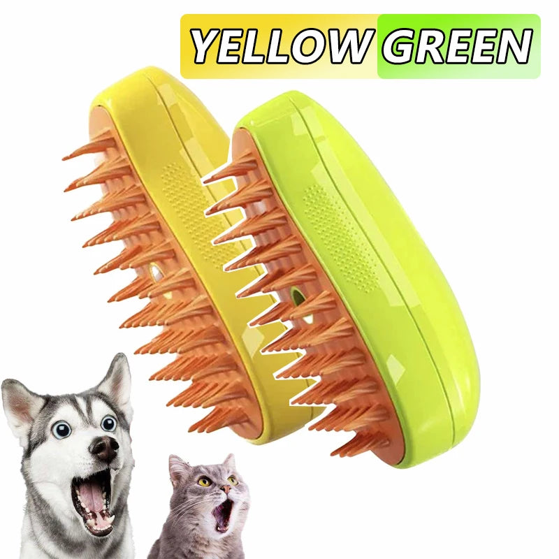 Cat & Dog Steamy Brush Pet Grooming tool