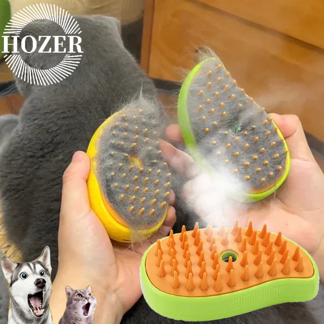 Cat & Dog Steamy Brush Pet Grooming tool