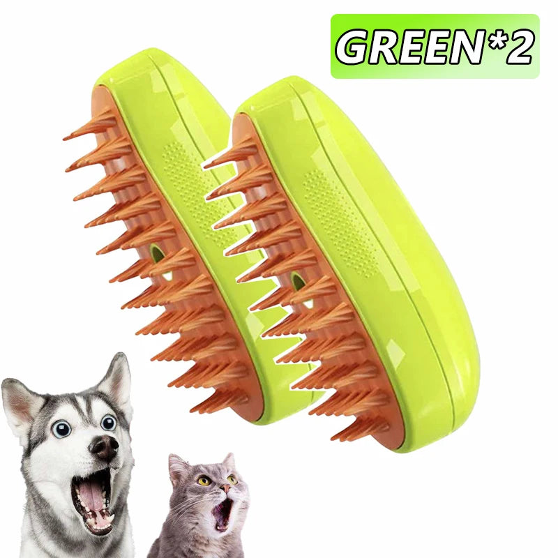 Cat & Dog Steamy Brush Pet Grooming tool